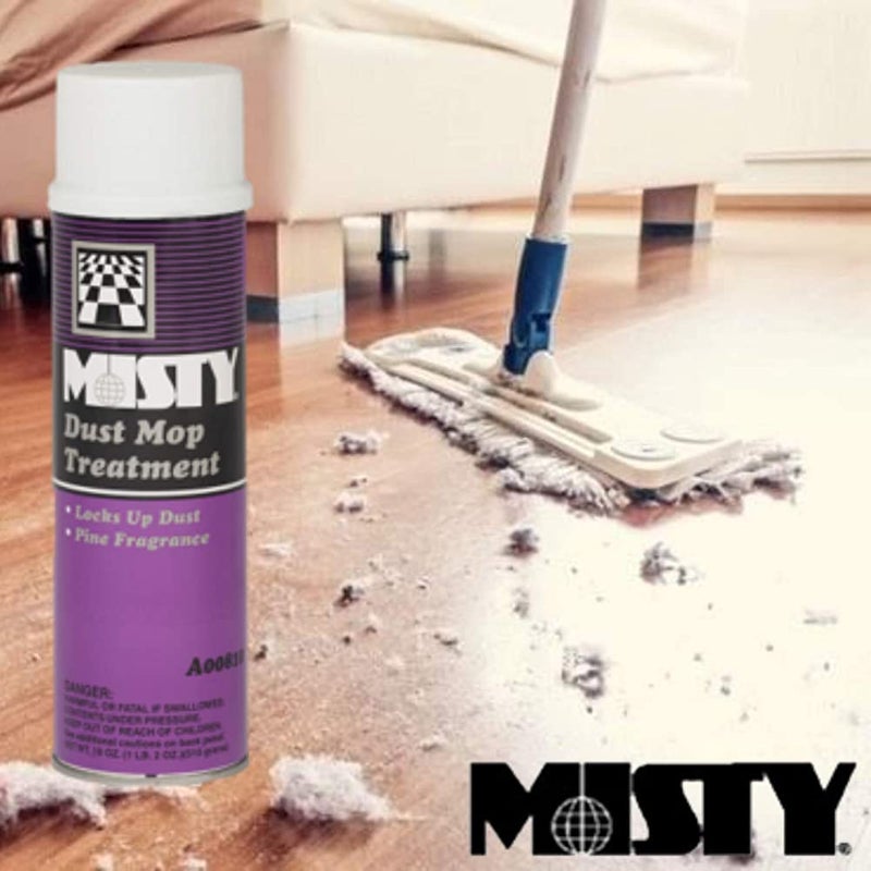 MSTY Dust Mop Treatment Spray - 18 oz (Case of 12) 1003402 - Janitorial Grade, Acts Like A Dust Magnet - Image 3
